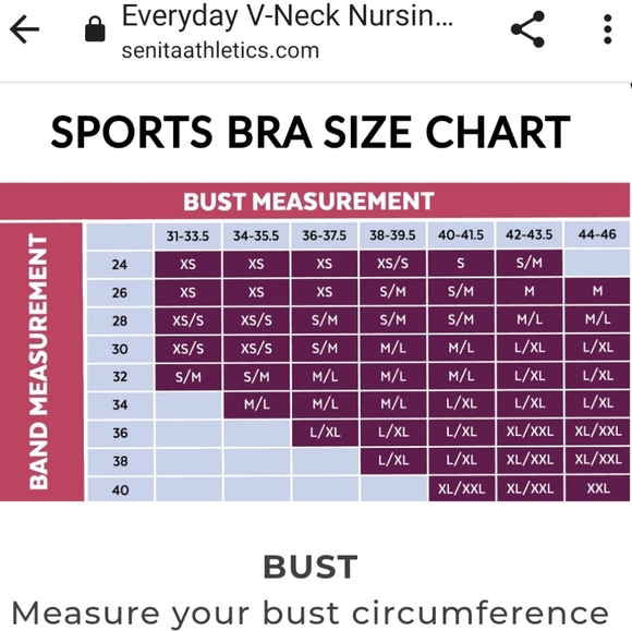 V-Neck Nursing Sports Bra, Navy - Picture 4 of 4